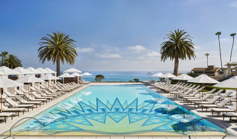 Mosaic pool at Montage Laguna Beach.