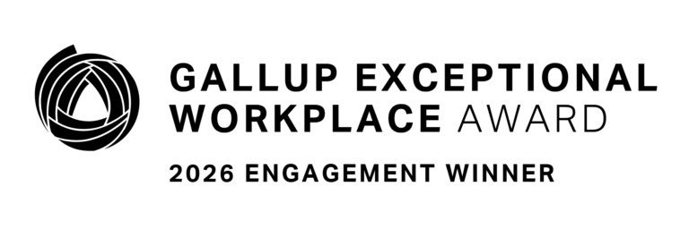 Gallup Exceptional Workplace Award - 2026 Engagement Winner Logo